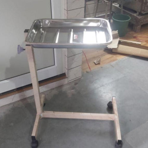 Mayo Trolley with MS Frame and Stainless Steel Tray