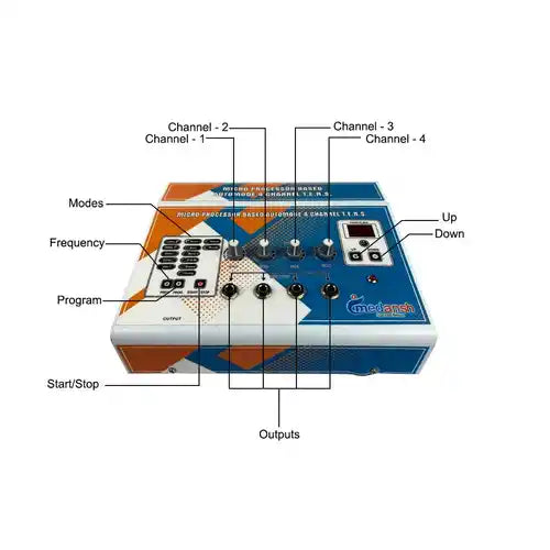 Medansh Auto Mode 4 Channel TENS Machine