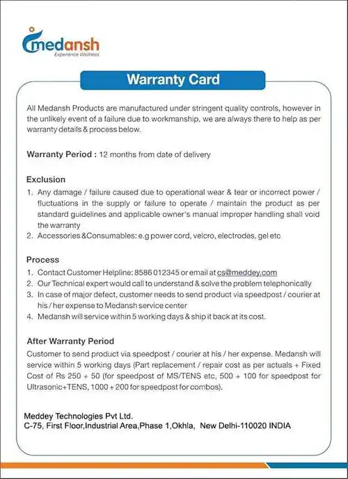 Medansh Auto Mode 4 Channel TENS Machine