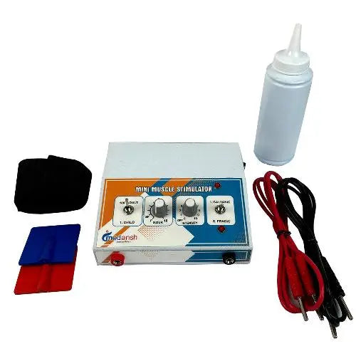 Medansh Portable Muscle Stimulator Electrotherapy device for muscle strengthening with 1 year warranty