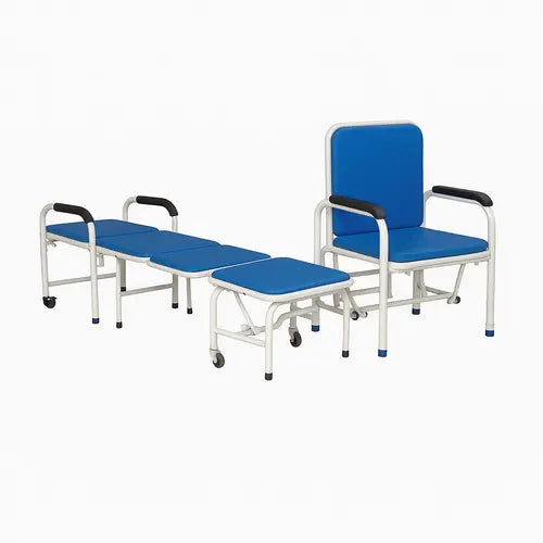 attendant bed cum chair delux