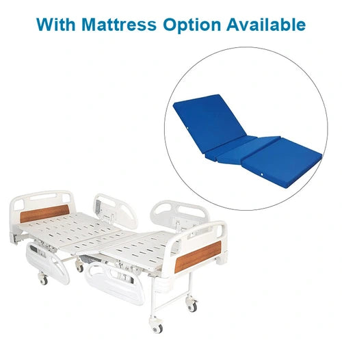 Full Fowler Hospital Bed Electric 2 Function ABS Pane Wheels