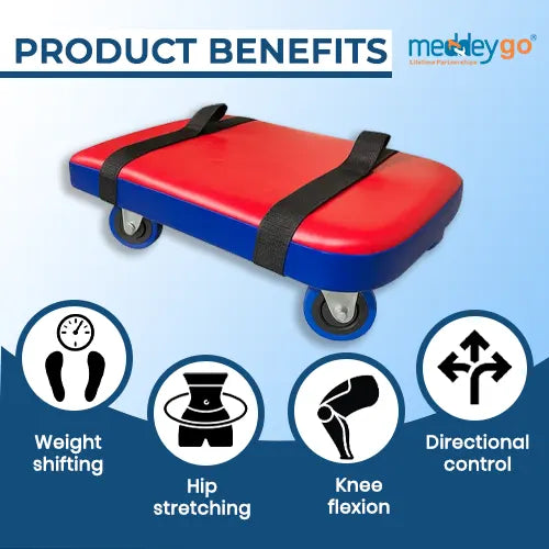 prone crawling scooter board