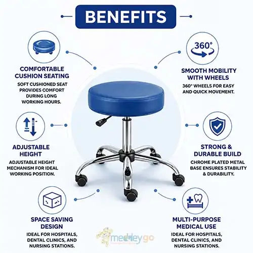 medical stool with wheels