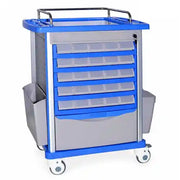 medicine trolley abs double sided