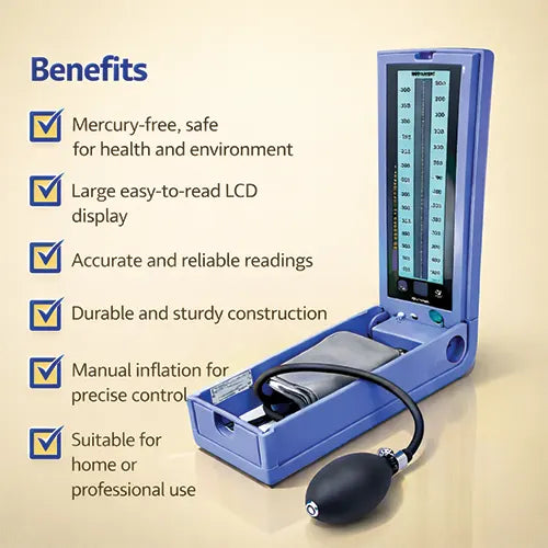 mercury free bp apparatus