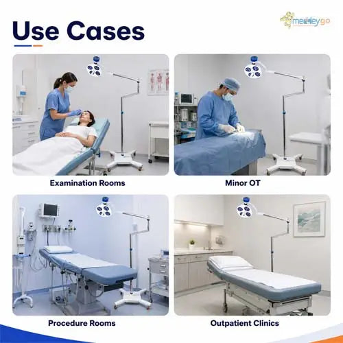 mobile examination surgical light
