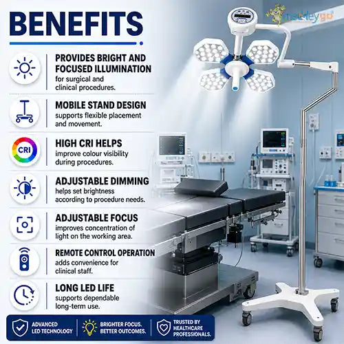 mobile surgical ot light

