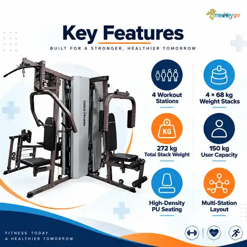 multi station gym machine 4 station