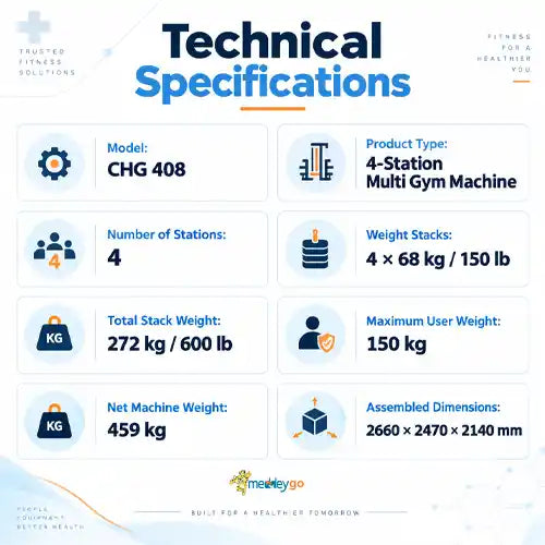 multi station gym machine 4 station