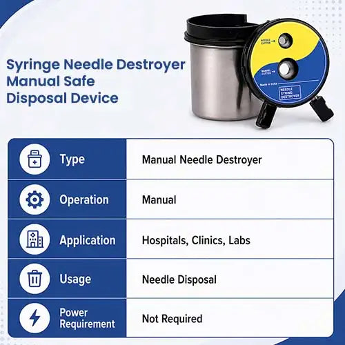 needle destroyer machine