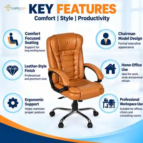 octavia series comfortable leather chair