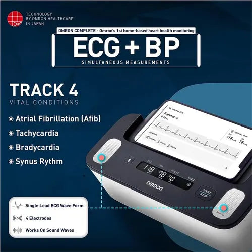 Blood Pressure Monitor ECG Machine Measure
