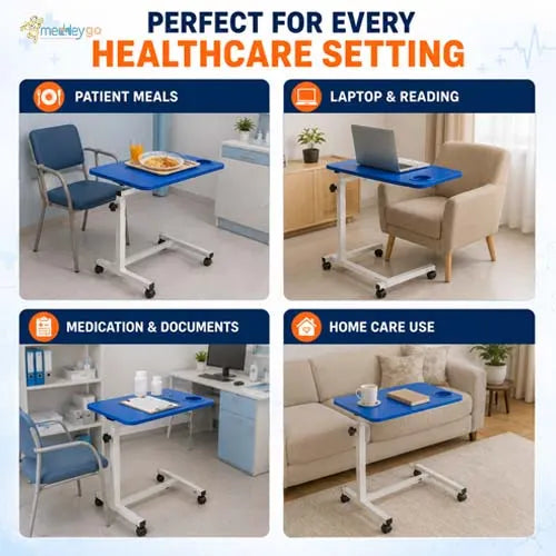 over bed table trolley