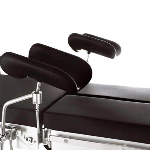 Padded Legrest Chrome with Assembly bracket