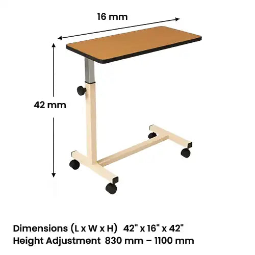 patient bed table