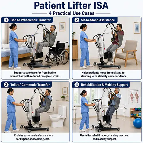 patient lifter uses