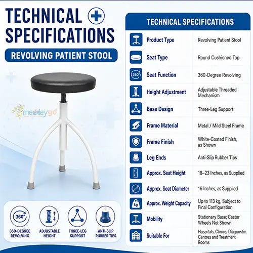 patient revolving stool