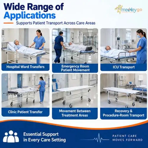 patient stretcher trolley 