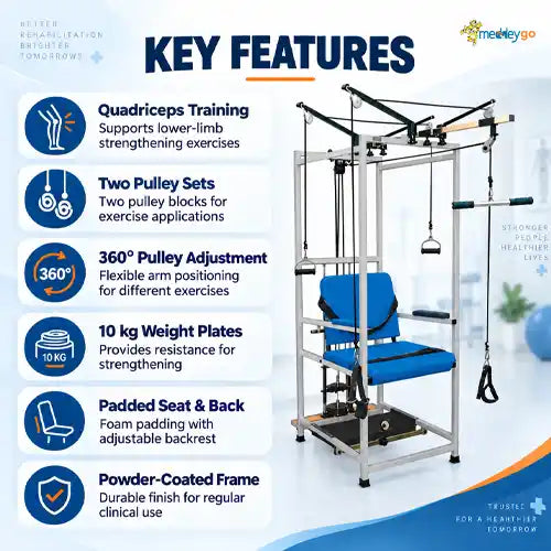 physiotherapy multi exercise chair