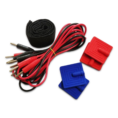 medansh Portable Tens 2 Channel accessories Leads Pads 4 Leads 4 Pads with valcro with 1 year warranty