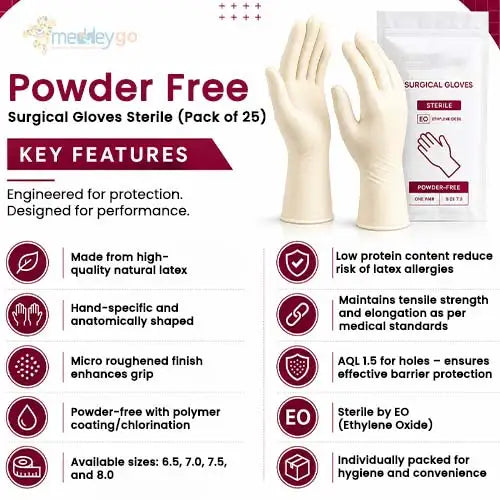 powder free surgical gloves