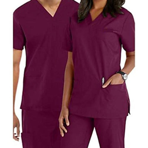 Premium Scrub Suit Unisex Magenta for Doctors