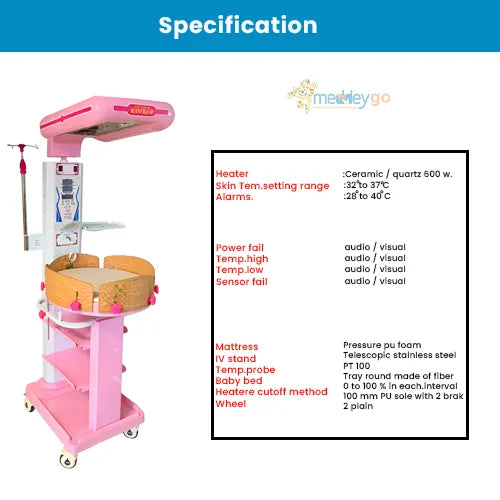 radiant warmer with phototherapy