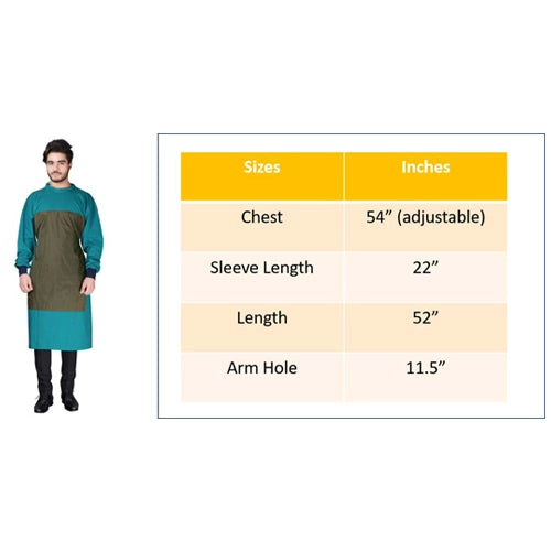 Surgical Gown Green with Front Reinforced