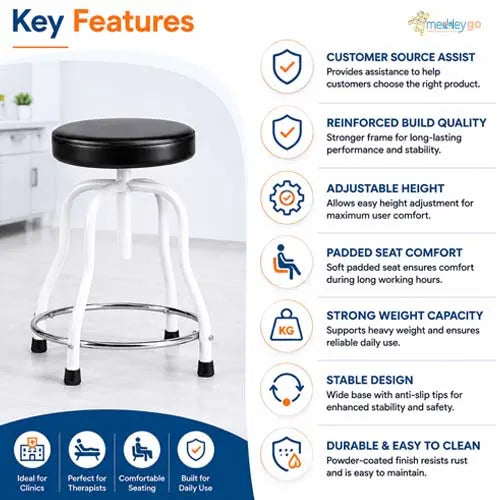 revolving patient stool 