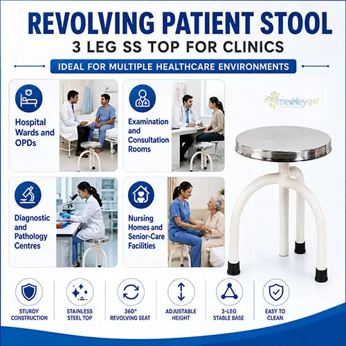 revolving patient stool