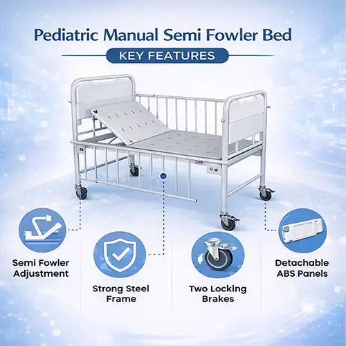 semi fowler bed manual delux