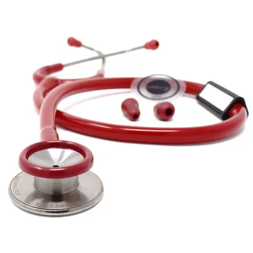 silvery II-SS stethoscope (Red)
