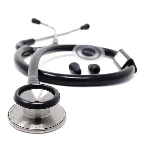 Silvery II-SS Stethoscope (Black)