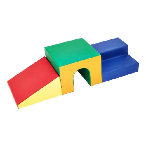 Soft Gym Foam Steps with Tunnel