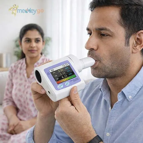 spirometer with color lcd display 