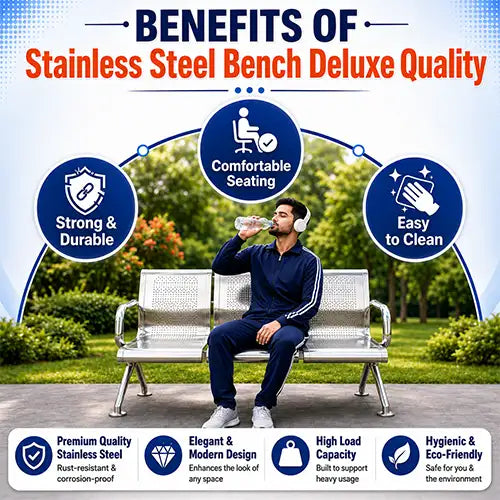 stainless steel seating bench 