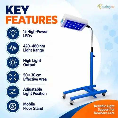 standing phototherapy unit 15 led