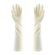 Premium Sterile Long Cuff Disposable Gloves 18 Inch Gynaecological Powder Free Gloves (Pack of 25)
