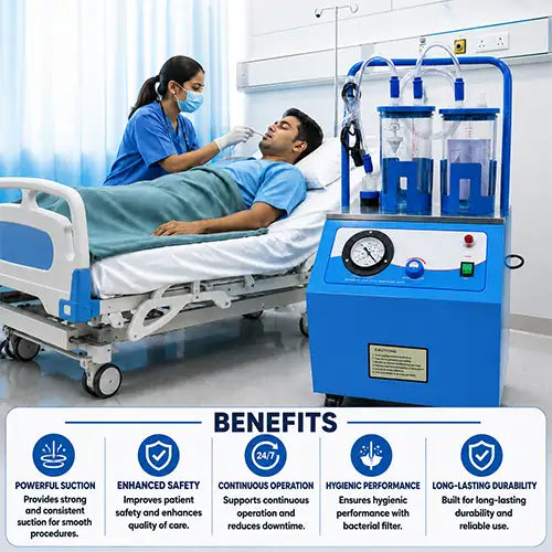 suction machine half hp