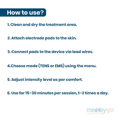 tens 2 channel with muscle stimulator  