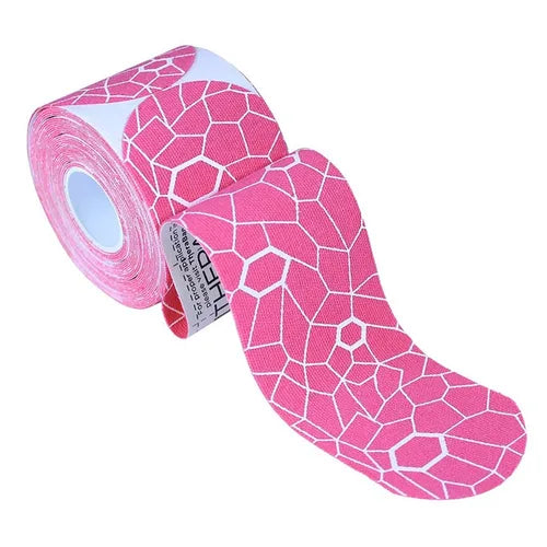 Theraband Kinesiology Tape (Pink White) Pre Cut