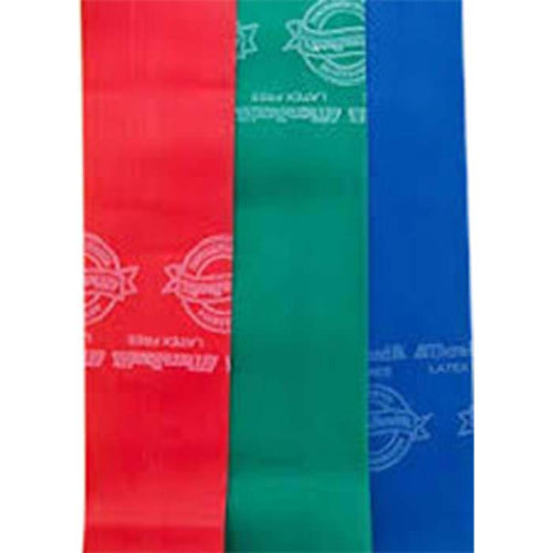 Theraband set of 3 bands ( Red, Green, Blue)