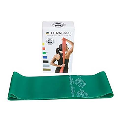 Original Theraband Resistive Band Latex free - Green - 1.5m from Theraband USA