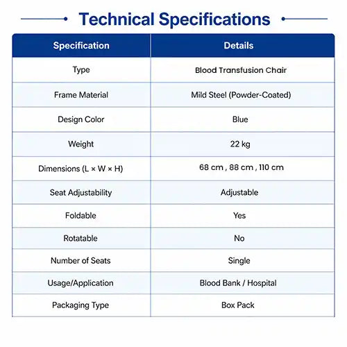 transfusion chair 