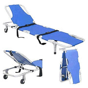 2 Fold Metal Folding Stretcher with wheels STAS 901