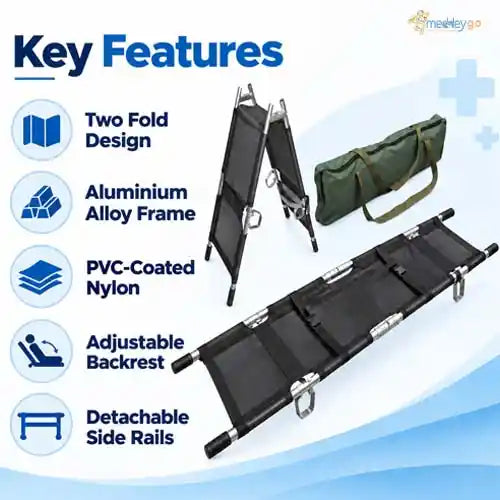 two_fold_stretcher_with_aluminum_alloy_frame 