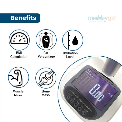 ultrasonic digital bmi body fat scale