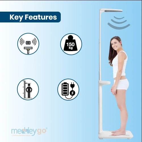 ultrasonic digital bmi body fat scale key features