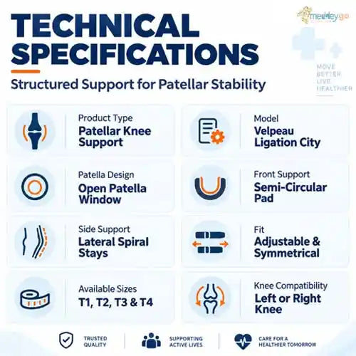 velpeau ligation city patellar knee support
